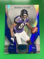 Derrick Mason 2008 Leaf Certified Materials Mirror Blue Card #10 LTD #41/50