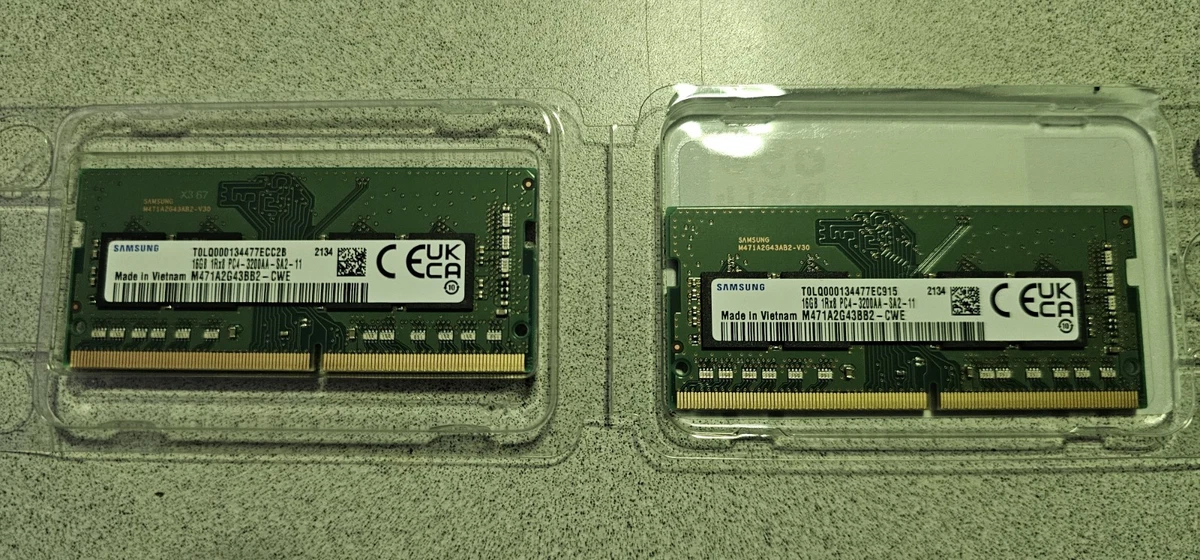 Las mejores ofertas en Samsung DDR4 SDRAM de 32 GB de capacidad