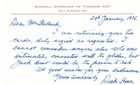 WW2 Colditz escaper & escape officer Dick Howe signed note