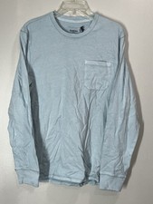 Goodfellow men  s long sleeve shirt shirt size medium blue NWT