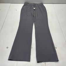 Fashion Nova Pants Womens Medium Charcoal Bootcut Dress Trousers Stretch Office