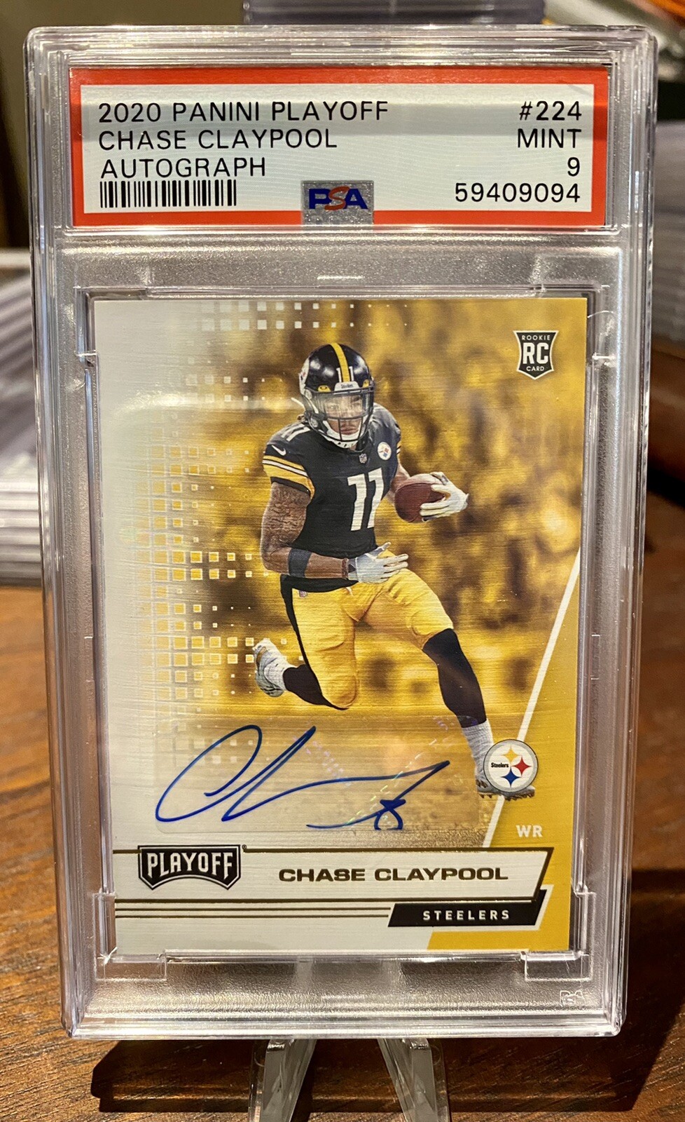 Chase Claypool Panini Playoff #224 Autograph