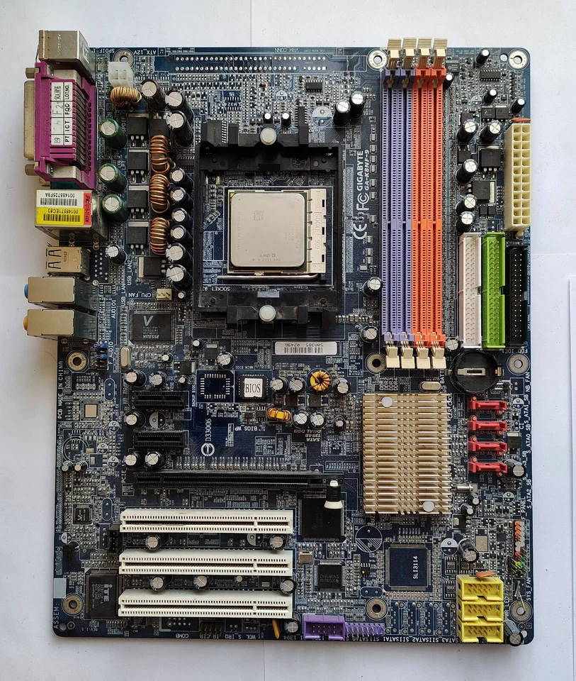 Gigabyte GA-K8NF-9 Motherboard with Athlon 64 3800+ CPU and 2GB RAM - Test OK! - Image 2 of 4