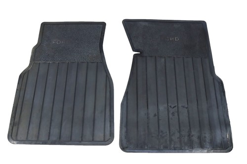 Kit 4 Tapis De Sol Caoutchouc 3D ELMASLINE Pour Ford Kuga (2008-2012) - Protection Haute Bord - Noir