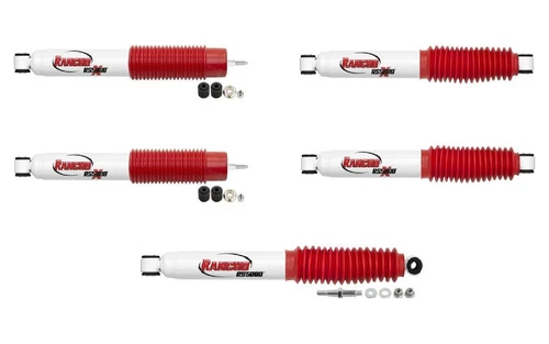 Rancho Front & Rear Shock Absorbers & Steering Stabilizer for Silverado Sierra