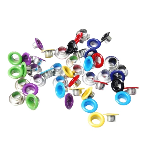 100 un. Agujero 5 mm Metal Color Mezclado Ojales para Zapatos Cinturón Gorra Bolso Ropa Hágalo Usted Mismo Foto 4 de 4