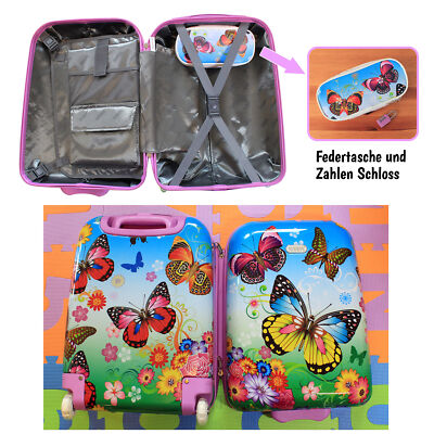 FANTASK 5-teiliges Kinderkoffer Set - Rollkoffer Mit Rucksack & Zubehör Für Reisen