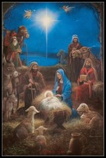 The Nativity 5 - DIY Chart Counted Cross Stitch Patterns Needlework Embroidery