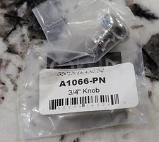 Alno Contemporary Acrylic A860-45-MB Matte Black 1-3/4" T Bar Cabinet Knob