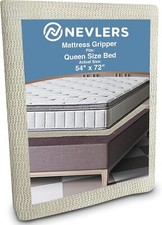 Queen Size 72"X54" Non Slip Mattress Pad  6 Ft X 4.5 Ft Mattress Slide Stopper