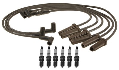 GM OE Ignition Wire Set /& 6 ACDelco 0.06/" Spark Plugs Kit For Camaro 3.8 V6 L36
