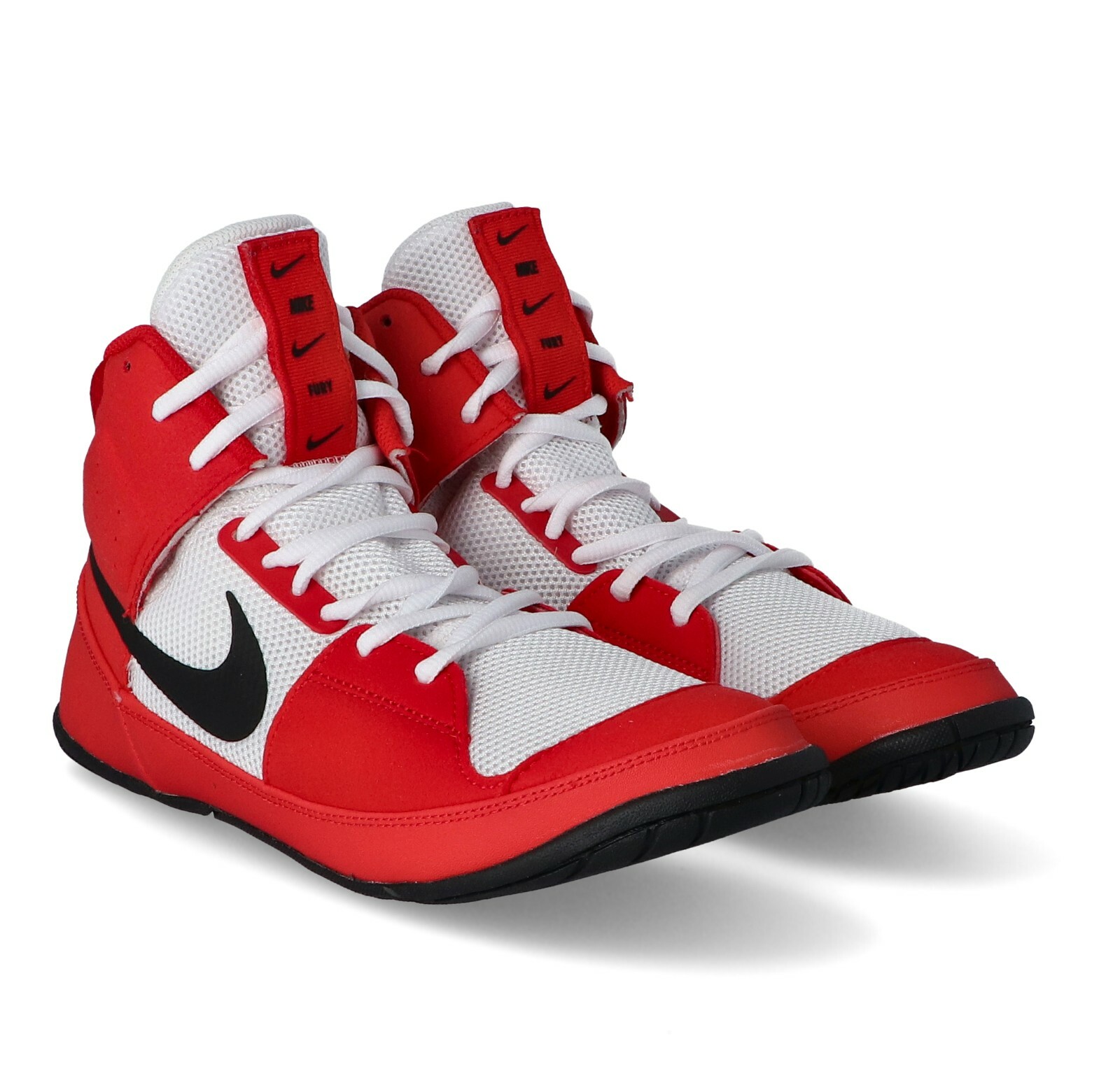 Nike FURY Wrestling Shoes Boxing MMA Combat Sports Shoes Red 601 eBay