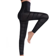 Anti Cellulite Compression Women Leggings Leg Shaper High Waist Black Pants Slim