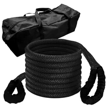 7/8'' x 30' Kinetic Recovery Tow Rope Snatch Strap for UTV Truck Jeep 22,000 LBS