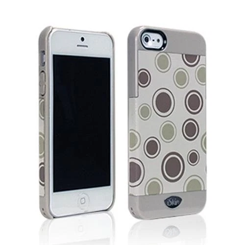 Nueva Funda iSkin VBPKD5-GY4 Vibes Lunares para iPhone 5 - Gris - ENVÍO GRATUITO Foto 3 de 3