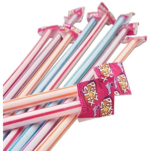 NESTLE 25 Giant Pixy Stix - 15 Inches Large - Cherry - Blue Raspberry - Grape - Orange