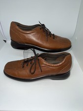 Munro American Women's Brown Leather Lace Up Oxford Shoes Made in USA Size 7N