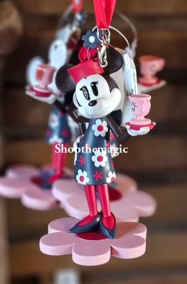 2024 Disney Parks Epcot UK London Minnie Mouse Cheers Cup Of Tea
