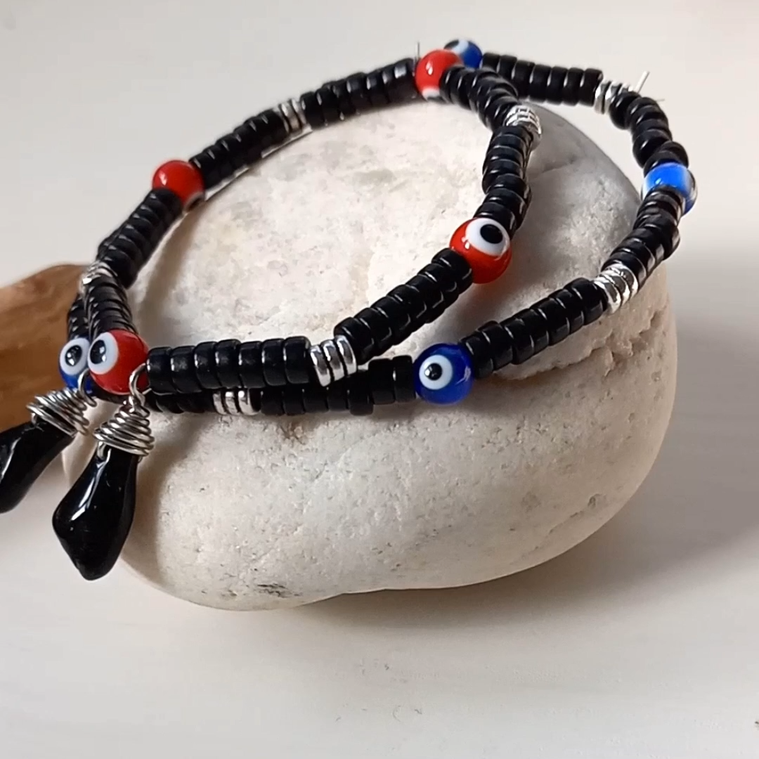 Azabache Bracelet, Black Mano Negra, Mal De Ojo, Buena Suerte