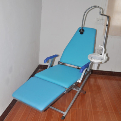 Dental Portable Chair Mobile Dental Folding Chair With LED Light +Water supplyUS
