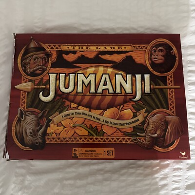 Cardinal Games Jumanji The Board Game 2017 Complete Classic Adventure Family Fun