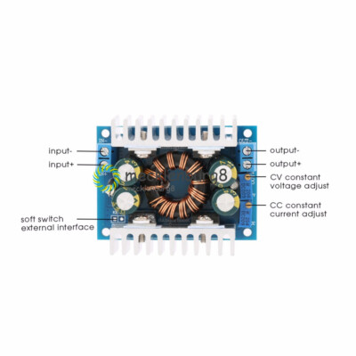 DC 5-30V to 1.25-30V 10A Automatic Step UP/Down Converter Boost/Buck Voltage NEW