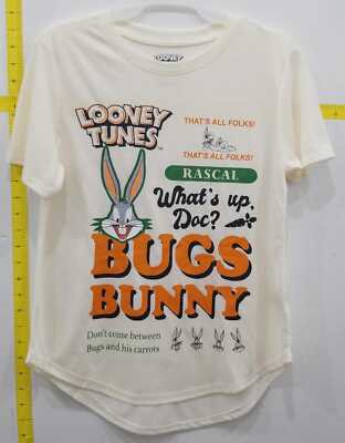 Looney Tunes Bugs Bunny Rascal What's Up Doc T-Shirt Junior Size XL (15-17) 