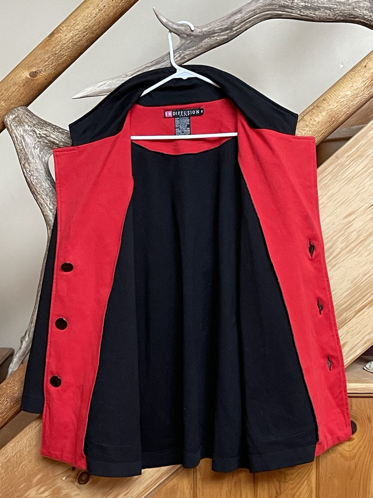 Vintage 1992 IB Diffusion Panic Button Blazer Jac… - image 12