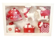 Wondershop Target Holiday Christmas Ornament Set Bullseye New