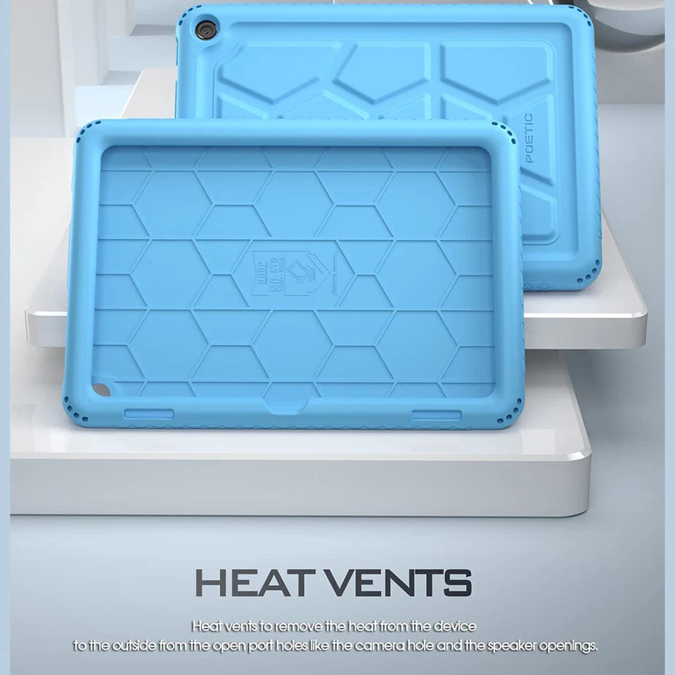 For Amazon Fire HD 8 Plus 2022 Tablet Case Silicone Shockproof Protective Cover - Image 3 of 4