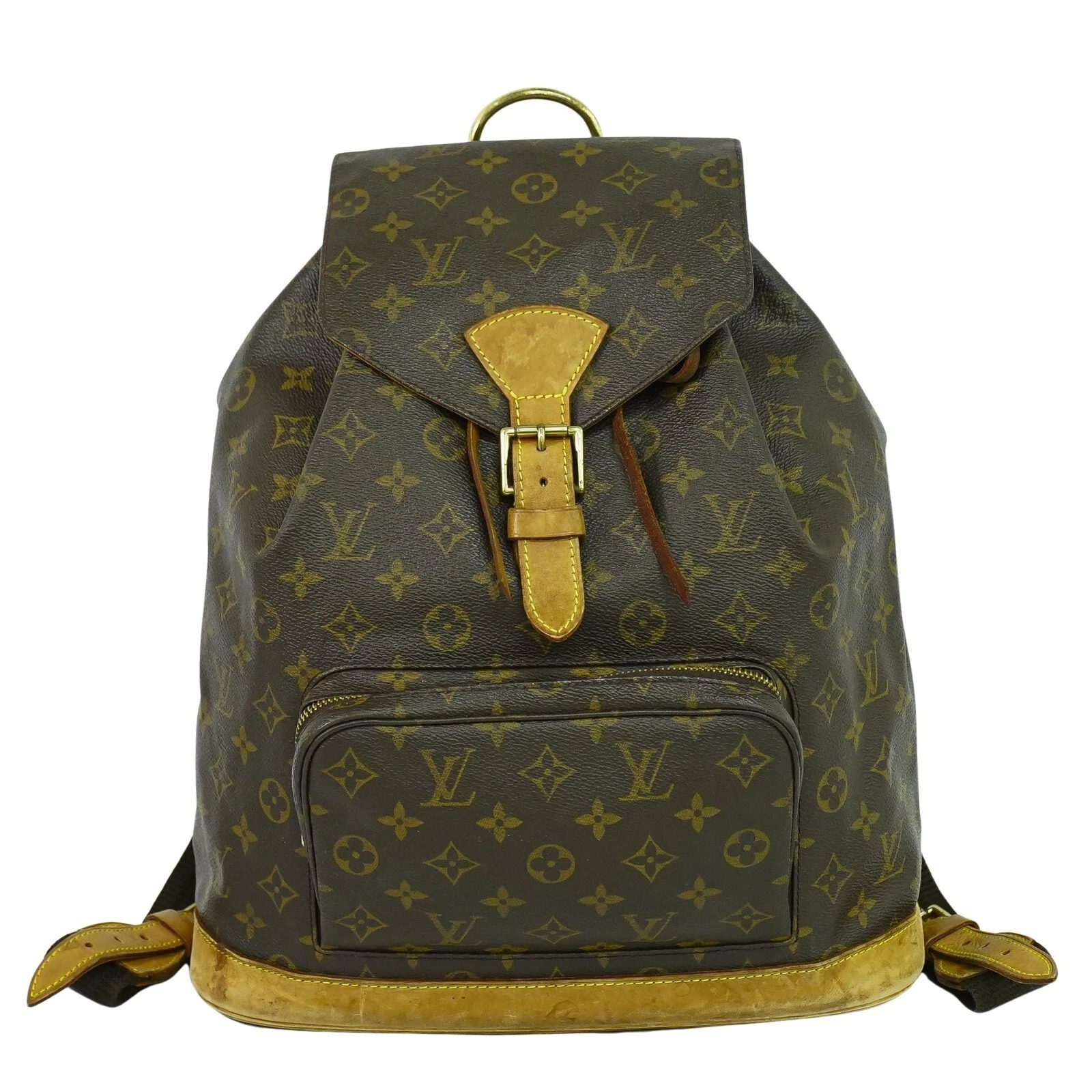 LOUIS VUITTON（LV） Louis Vuitton Montsouris GM M51135 Zaino in tela con monogramma marrone