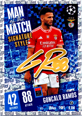 Gonçalo Ramos TOPPS 23/24 Match Attax ENERGY Card # EN 8. New | UK