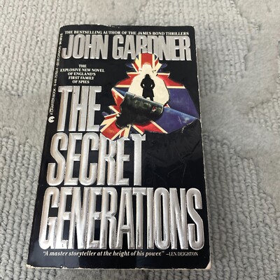 The Secret Generations Historical Fiction Paperback Book by John Gardner 1986