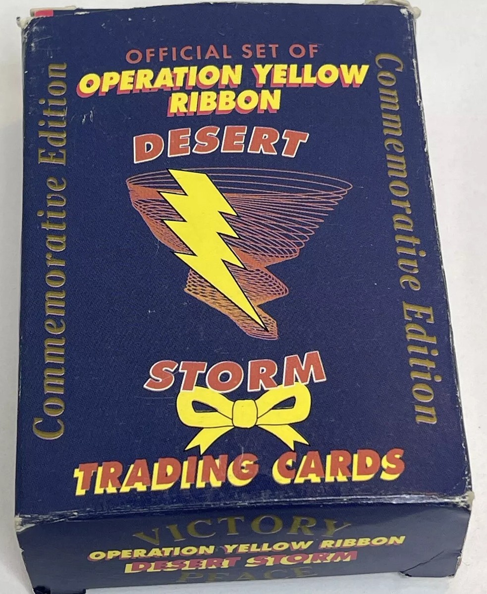 Desert Storm Trading Cards- “Operation Desert Storm Yellow Ribbon