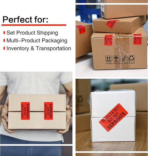 160 Rolls "This is a Set" Warning Labels | 500/Roll | FBA & Ebay Compliant - Picture 6 of 11