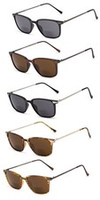 1 or 3 Pair s Retro Square Frame Inner Bifocal Sunglasses Reading Sunglasses