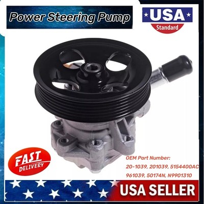 NEW 20-1039 power steering pump for Jeep Wrangler Sahara 2012-2017 V6 3.6L USCA
