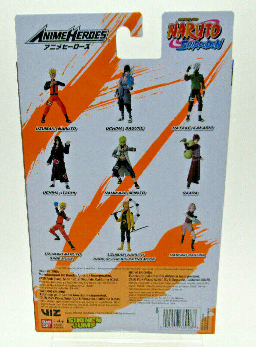 Naruto: 6 action figures para colecionadores e fãs do pequeno