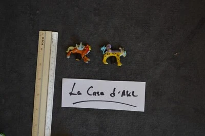 Figurine Raikou + Entei officielles pokémon manque socles nintendo officielle - Photo 1/2