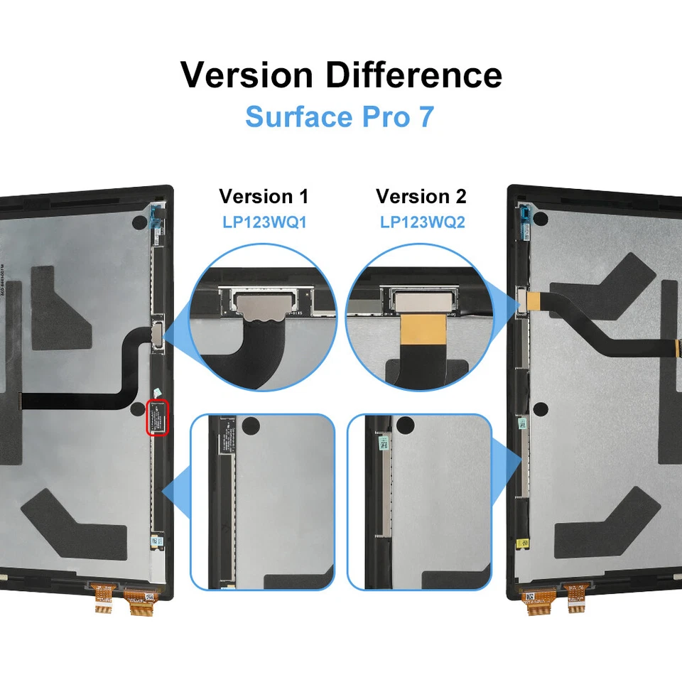 LCD Display Touch Screen For Microsoft Surface Pro 1 2 3 4 5 6 7+ Go Book Lot - Image 3 of 4