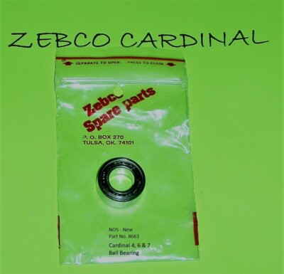 Abu & Zebco Cardinal 4,6&7 NOS New Parts No. 8661 Ball Bearing (Tray 2)