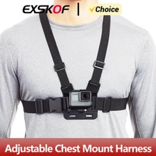 Chest Strap For GoPro Hero13 Hero 13 12 11 DJI OSMO Action 5 Camera Body Harness