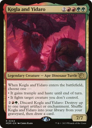 Magic the Gathering: MTG MARCH MACHINE KOGLA AND YIDARO FOIL PROMO PACK