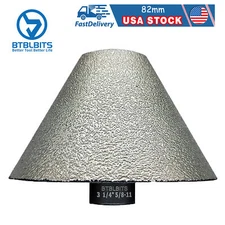 Diamond Beveling Chamfer Milling Bit 3-1/4" Cone Enlarging Hole Marble Tile 82mm