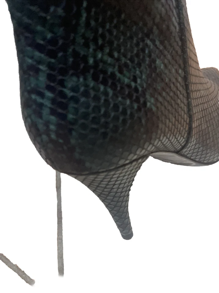 GUESS Botas Zapatos Mujer Teal de Charol Talla 37 GES25 - Imagen 4 de 4