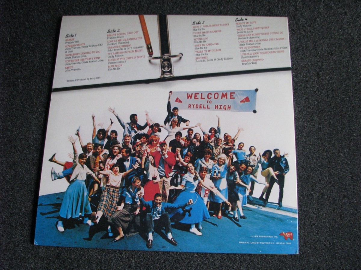 Grease-OST LP-1978 Japan-RSO Records-MWZ 8108-John Travolta