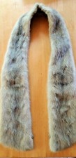 █▬█ █ ▀█▀Nerzkragen, Nerzstola, Nerz Kragen, Krawatte, Schal gut gepflegt silber