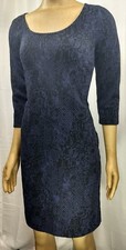 NEW Women's Size 14 Corey By Corey Lynn Calter 3/4 Sleeve  $98 Black Purple  B39