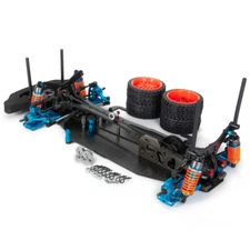 RCBATER Alloy Carbon Touring Car Frame for RC 1/10 Drift Racing Car Shaft Drive