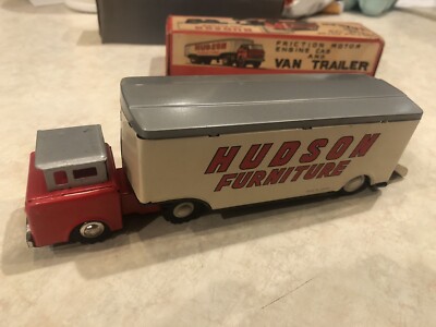 Camion Postal US Mail Dodge à Friction - Jouet Ancien En Tôle - Japon - Échelle 1/24